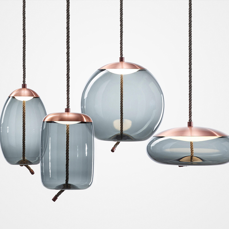 Nordic living room dining room minimalist Glass Art Chandelier creative personality coffee bar bedroom designer lamps and lanterns