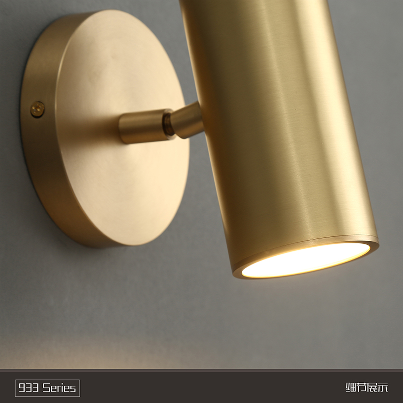 Led reading lamp bedside lamp modern minimalist bedroom living room aisle stair wall lamp