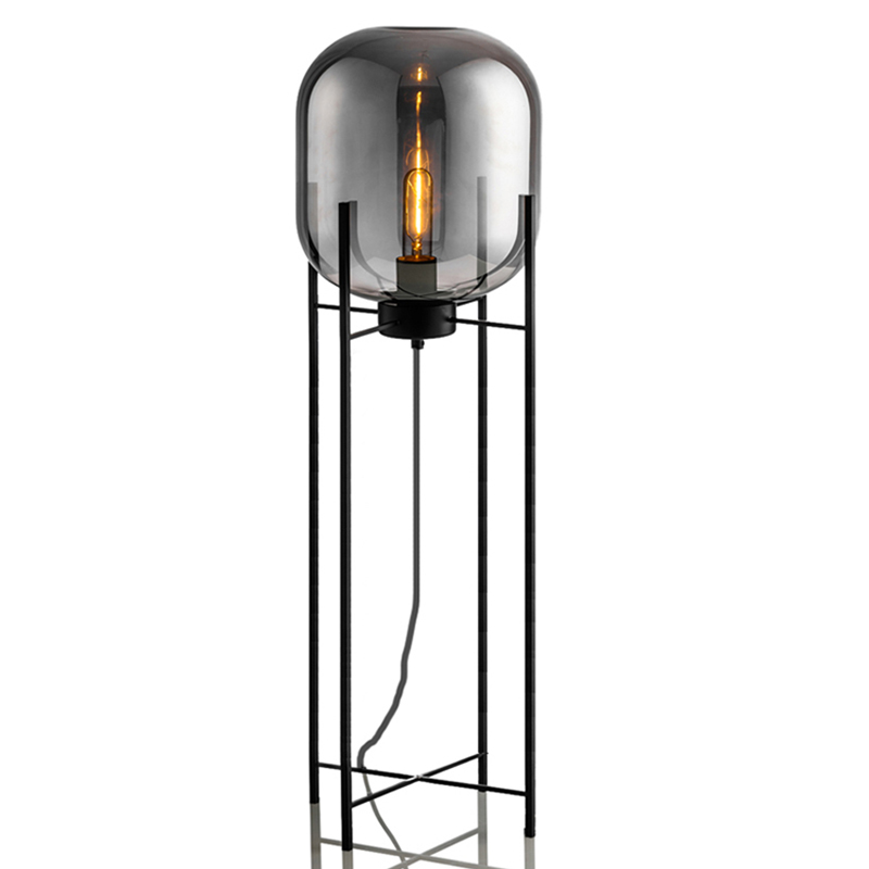 Nordic Simple Postmodern Creative Glass Cover Lantern Model Room Designer Living Room Bedroom Studio Table Lamp