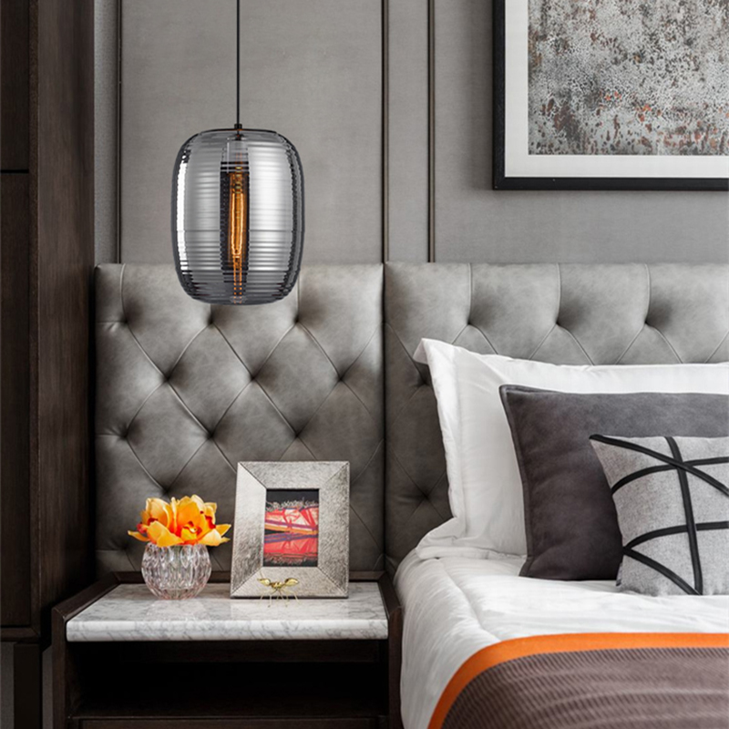 Simple modern creative dining room glass art small chandelier designer Nordic living room bedroom bedside Chandelier