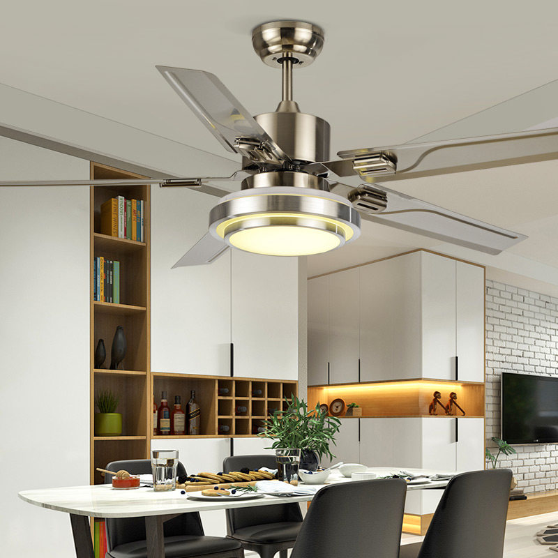 Modern Simple Fan Lights with Fan Suspender Lights Restaurant Suspender Lights Living Room Bedroom Household