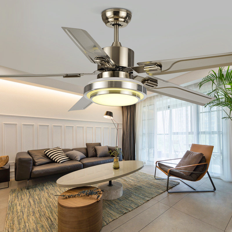 Modern Simple Fan Lights with Fan Suspender Lights Restaurant Suspender Lights Living Room Bedroom Household