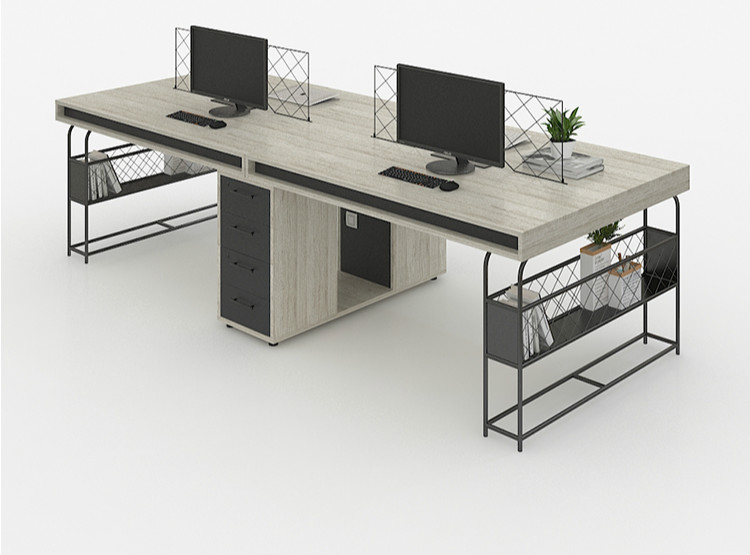 Office furniture staff desk desk 2/4 person screen work station creative staff table and chair combination modern minimalist