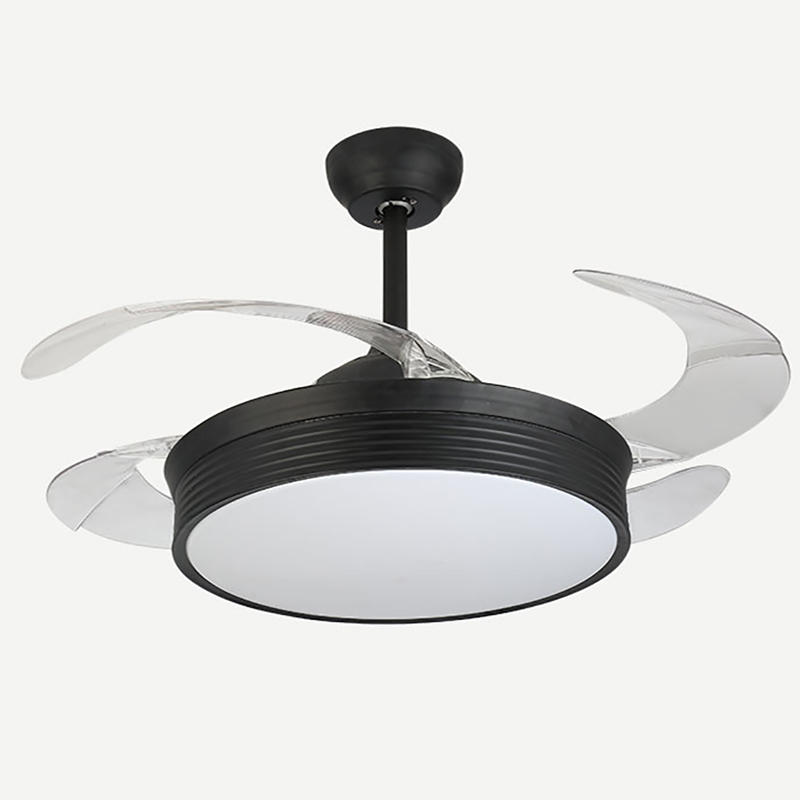 Living room lamp with fan ceiling lamp in dining room Simple Modern Atmospheric invisible fan lamp LED bedroom lamp
