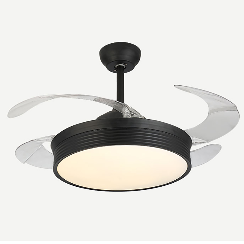 Living room lamp with fan ceiling lamp in dining room Simple Modern Atmospheric invisible fan lamp LED bedroom lamp