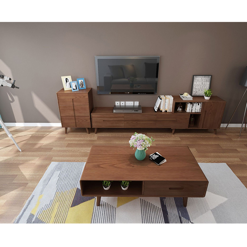 Retractable TV cabinet