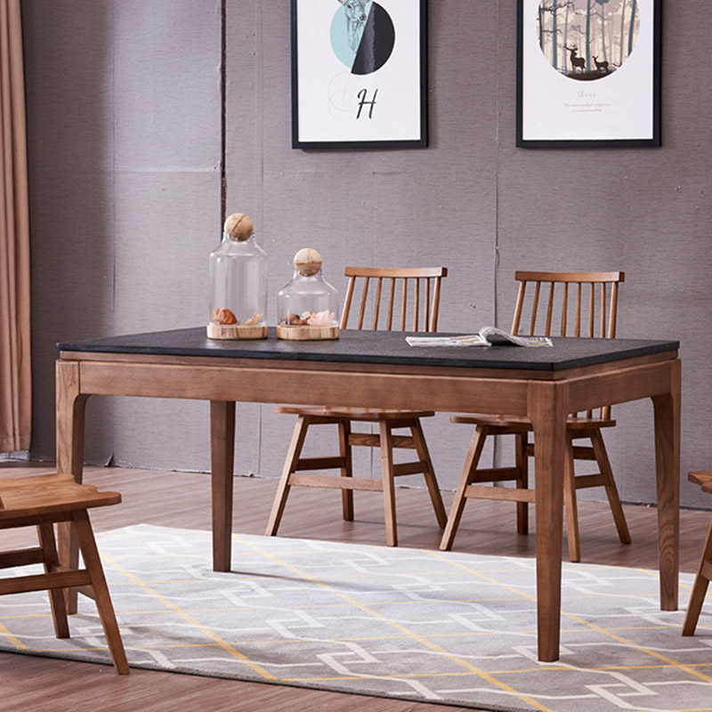 Nordic firestone dinner table