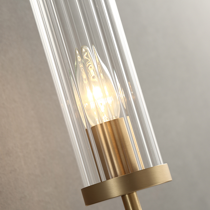 Not only copper restaurant chandelier glass villa hall bedroom wall lamp creative personality