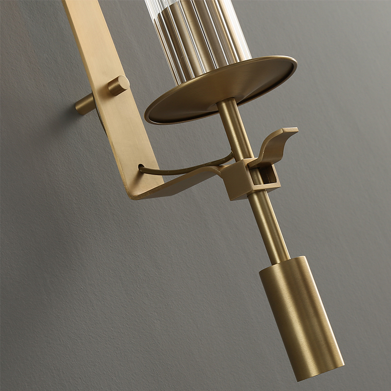 Modern copper wall lamp living room dining room TV background wall lamp