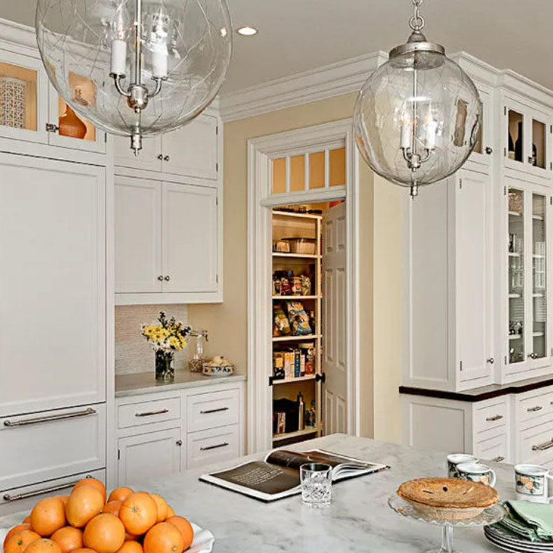 White shaker style custom kitchen cabinets Australia