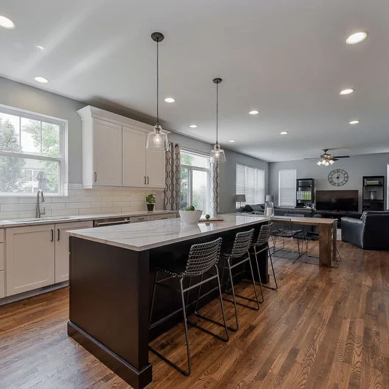 Latest kitchen designs modern white shaker kitchen cabinets