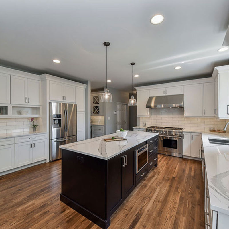 Latest kitchen designs modern white shaker kitchen cabinets
