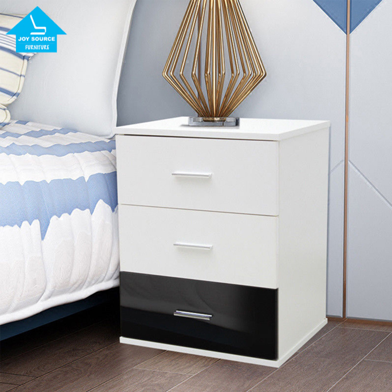 MODERN FURNITURE NIGHT STAND BED SIDE TABLE CABINET STORAGE DRAWER GLOSS MATT UK