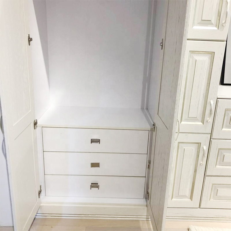 Factory price new design shaker doors solid wood bedroom furniture