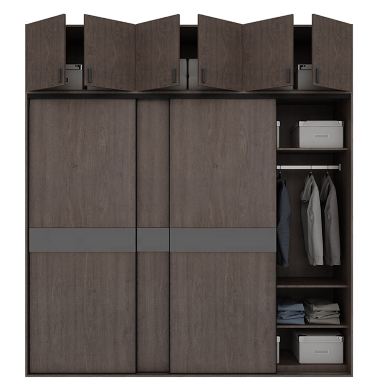 Project modern design high quality sliding doors bedroom wardrobe