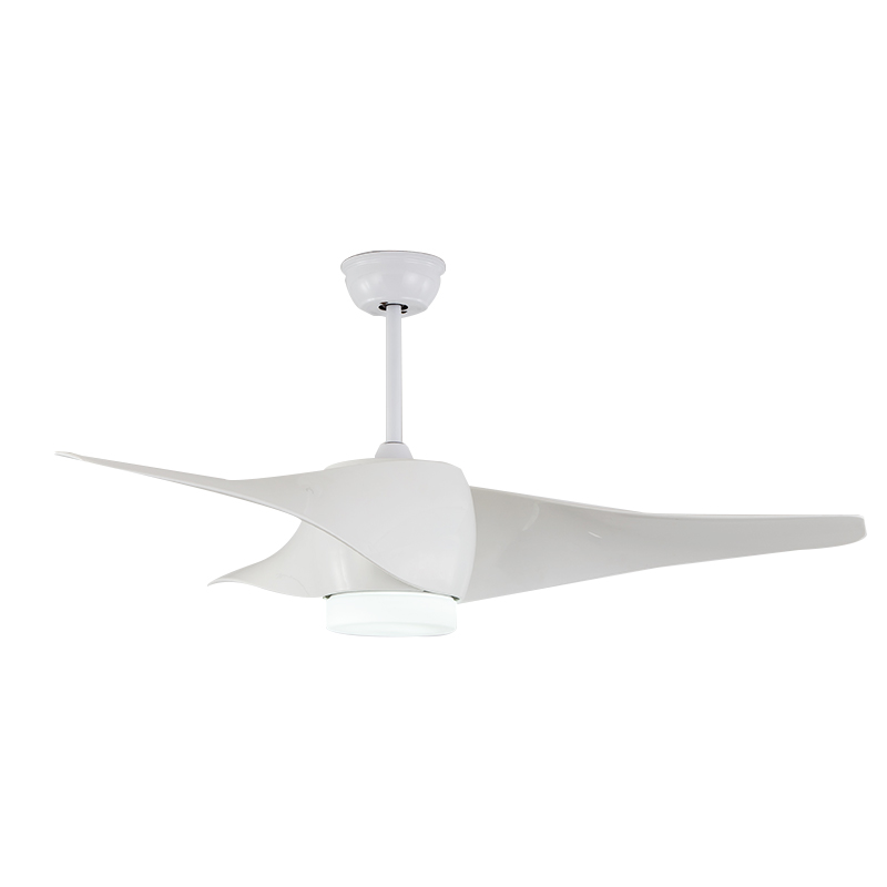Ceiling fan lamp modern simple dining room fan lamp European living room with LED fan ceiling lamp frequency conversion Nordic ceiling fan
