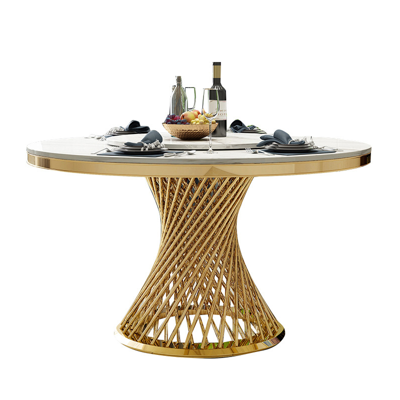 Postmodern Luxury Round Marble Table