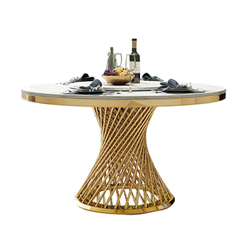 Postmodern Luxury Round Marble Table