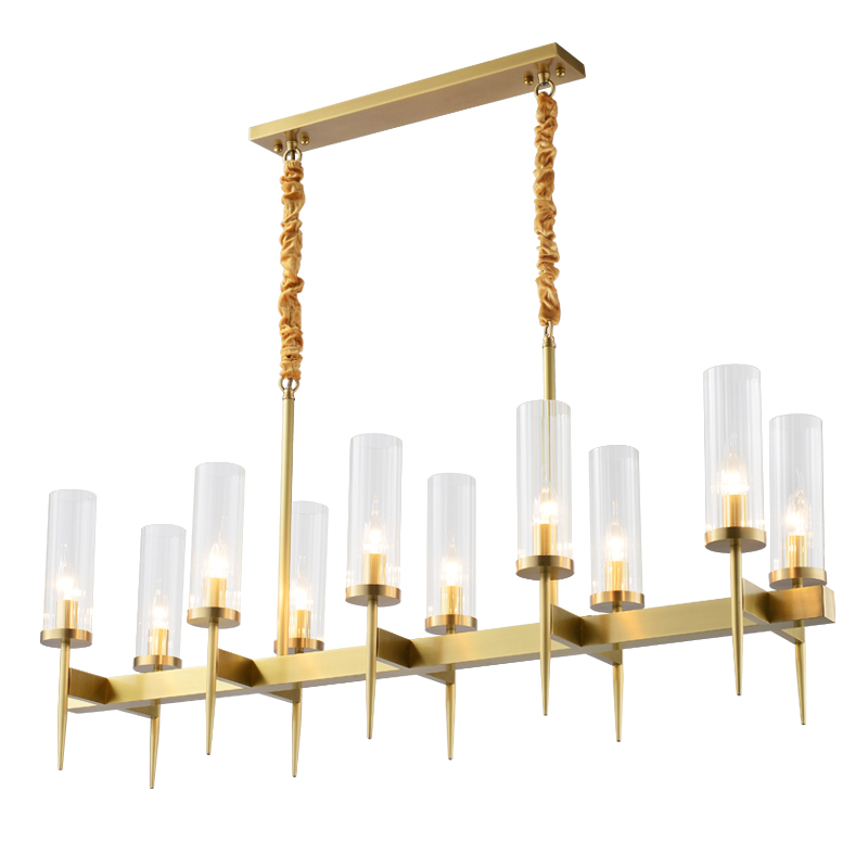 Not only copper restaurant chandelier glass villa hall bedroom wall lamp creative personality