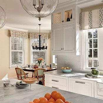 White shaker style custom kitchen cabinets Australia