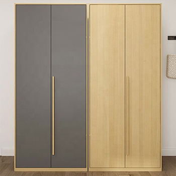 New design fashion home furniture modern double wardrobes for Bedroom