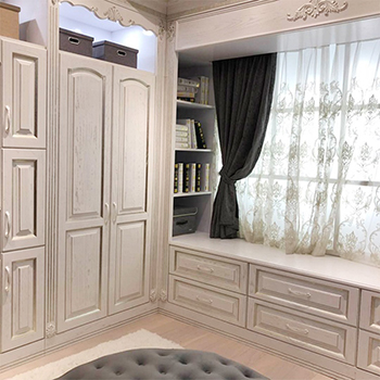 Factory price new design shaker doors solid wood bedroom furniture