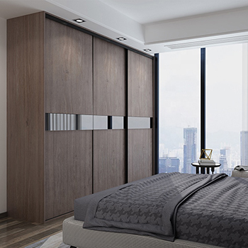 Project modern design high quality sliding doors bedroom wardrobe