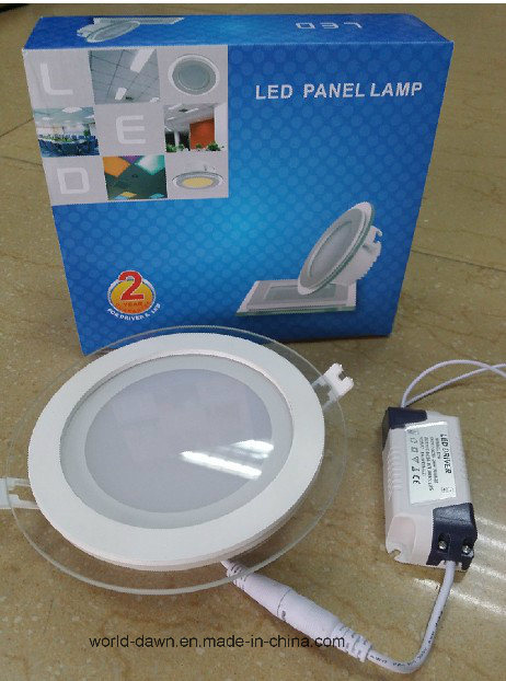 High Lumen 18W Glass LED Light LED Panel (WD-Glass01-R-18W)