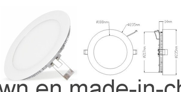 Ultra-Slim Round LED Panel (Blister pack)