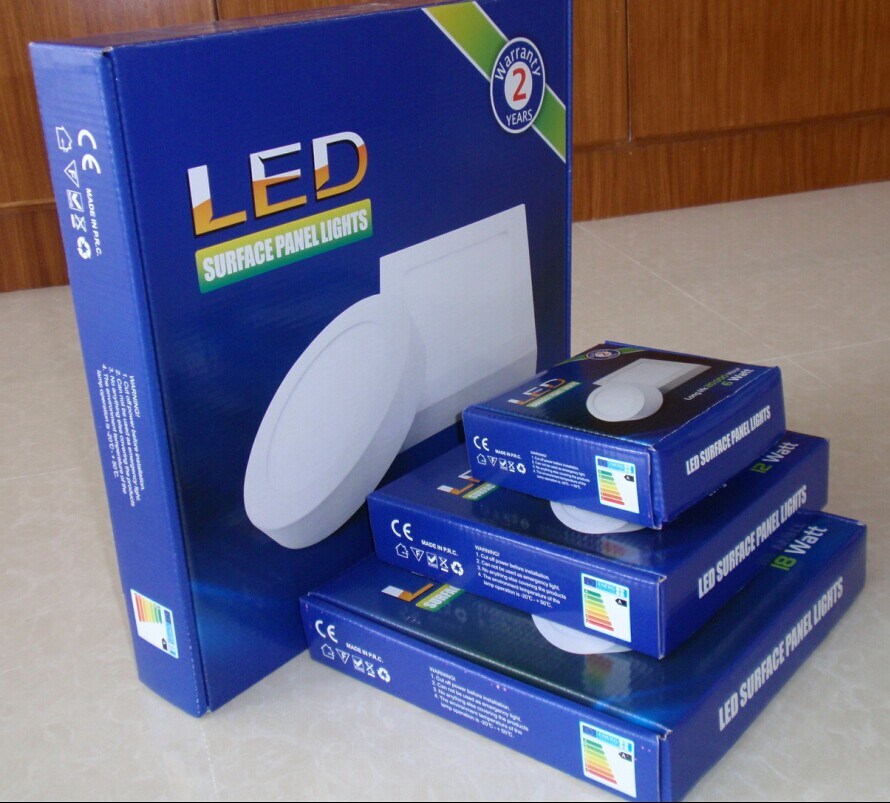 Surface Mounted LED Panel Light (WD-Mount01-R-12W)