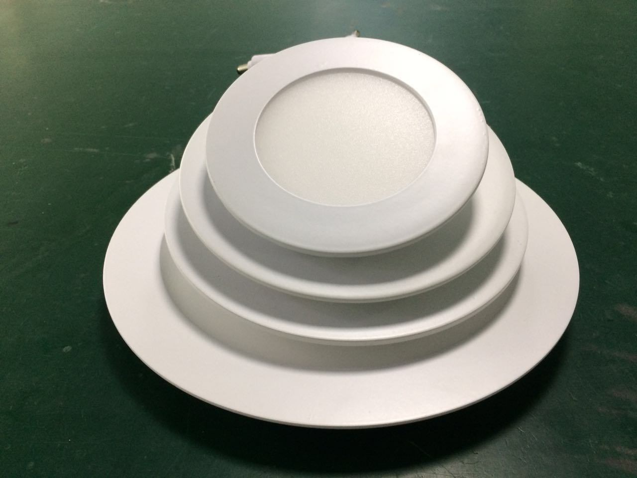 Super Thin 3-24W Recessed Round/Square LED Panel Downlight