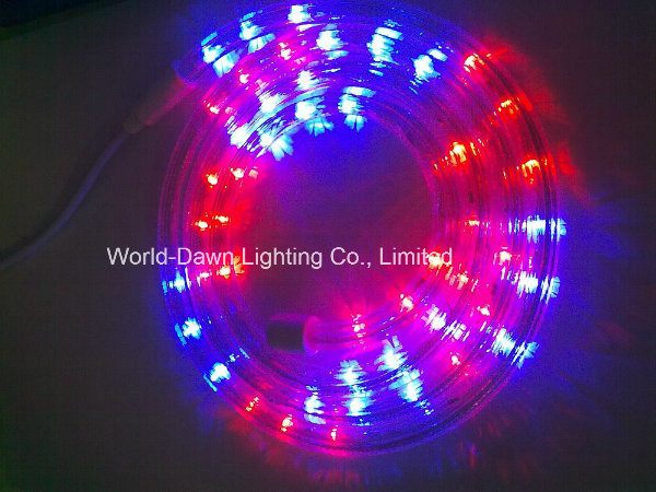 110V 220V RGB 4 Wire Round LED DIP Rope Light