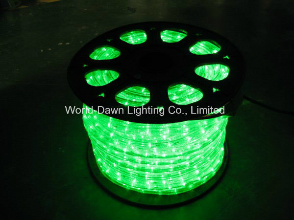 High Voltage 3 Wire LED Flexible Flat DIP Rope Light for Multi Color Get Latest Price