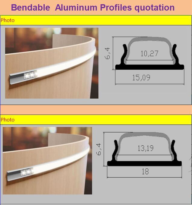 Newest Bendable Aluminum Profile (Mc-1806)