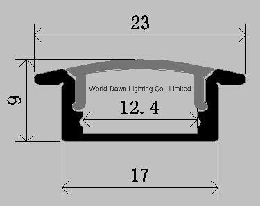 2017 LED Aluminum Profile Ceiling Light Bar (WD-A56)