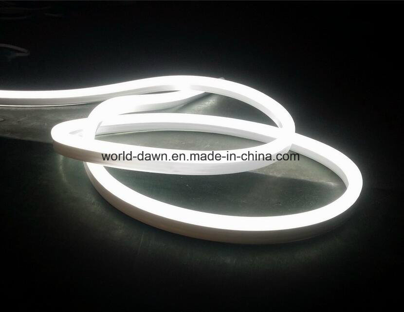 High Lumen White Color LED Flex Neon Rope Light