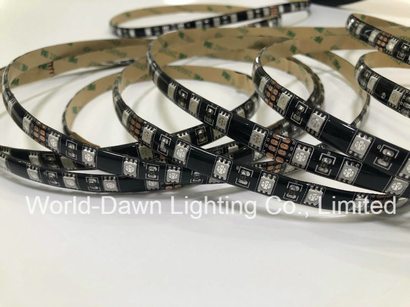 Black PCB High Brightness RGB LED Strip with CE Approval