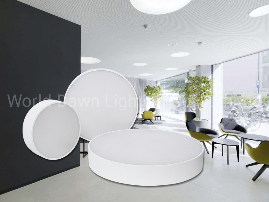 12W 24W 36W 50W Buttom Luminous Narrow Edge LED Ceiling Light