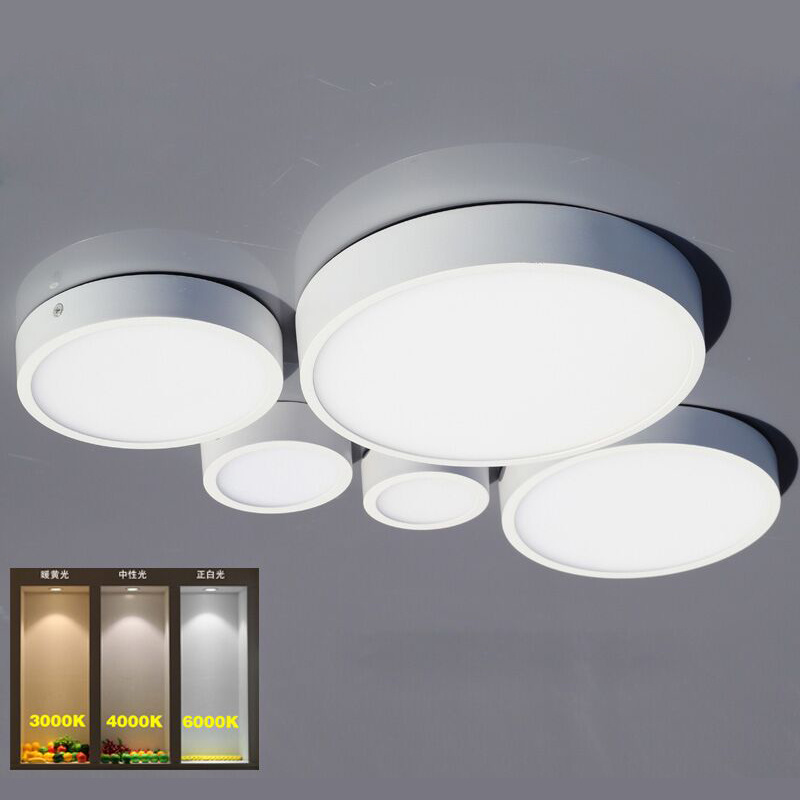 Muliti-Specification LED Ceiling Downlight Panel with 12W, 24W, 36W, 50W