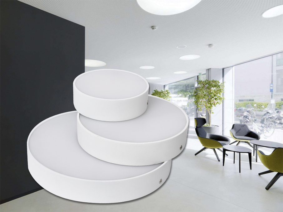 Round Surface Mount LED Panel Light for Home and Business