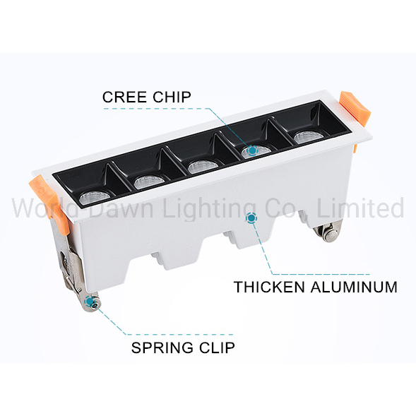 High Performance Recessed LED Linear Spot Light