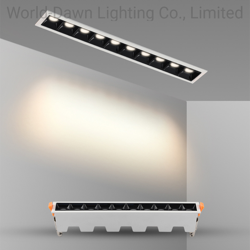 High Quality LED Recessed Linear Grille Light