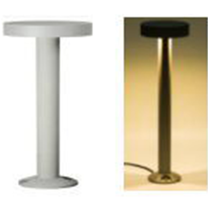 Round Big Size Modern Aluminum Bollard Light Garden Lawn Light