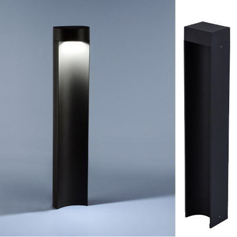 Round Big Size Modern Aluminum Bollard Light Garden Lawn Light