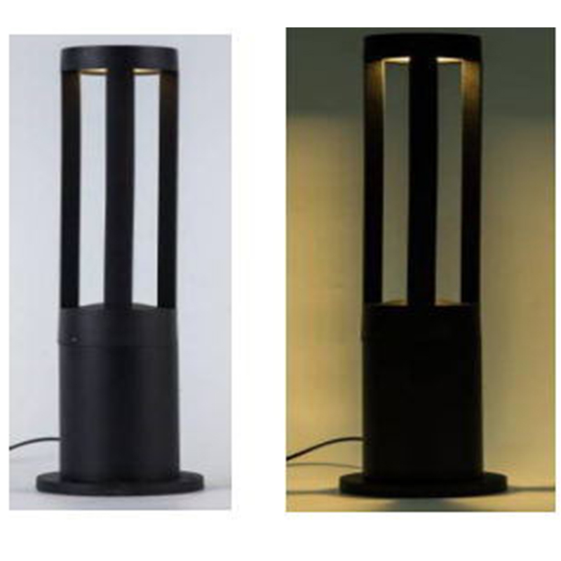 Outdoor Landscape Lightling Aluminium Post Shape Lawn Light