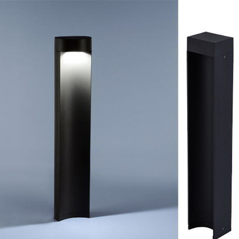 Outdoor Landscape Lightling Aluminium Post Shape Lawn Light