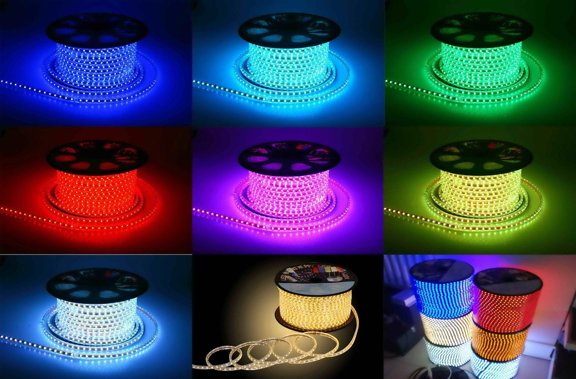 RGB LED Rope Light High Voltage 110V 220V Rope Light