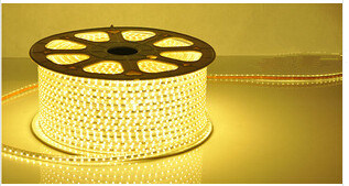 CE EMC LVD RoHS Two Years Warranty, Warm White Decoration Light LED 3014 SMD Rope Light