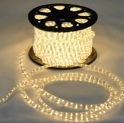 Warm White 3 Wire Flat LED Rope Light