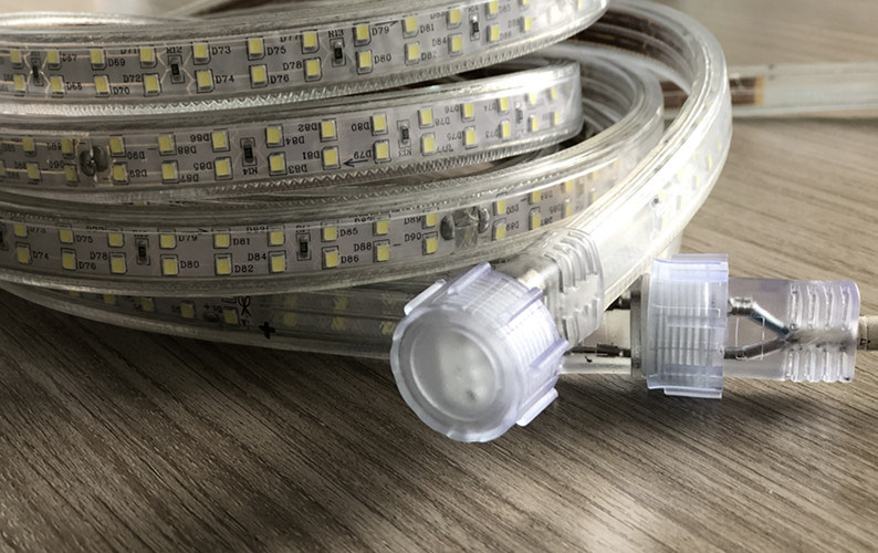 IP65 Waterproof Male & Female Connector LED HV Rope Light